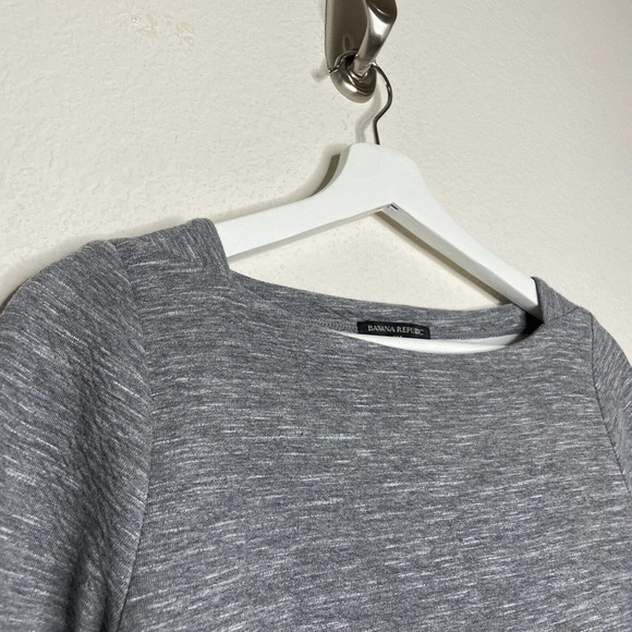 Banana Republic Knit Slit Tulip Sleeve Top Sz XS - Picture 2 of 12